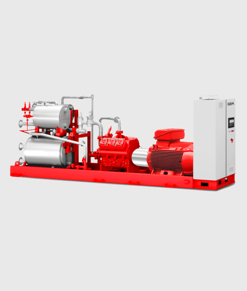 Compact reciprocating heat pumps for high efficiency heating