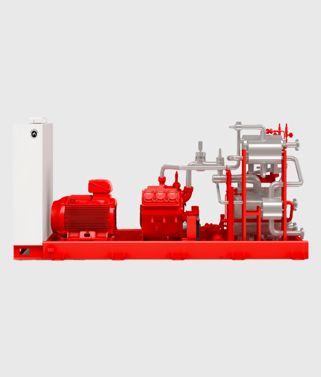 Compact reciprocating heat pumps for high efficiency heating