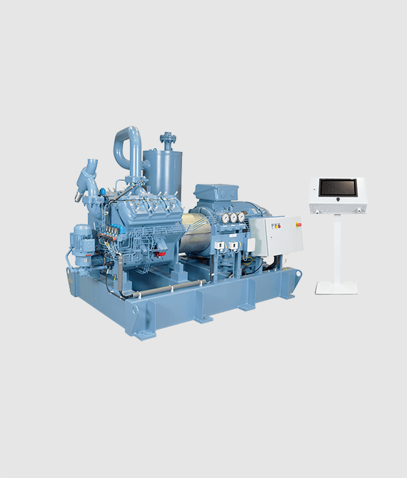 Factory-assembled packaged reciprocating compressor units