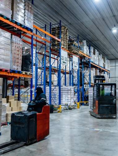 Deep freeze warehouses