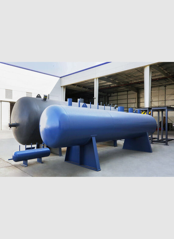 Custom vessels for refrigeration and heat pump applications